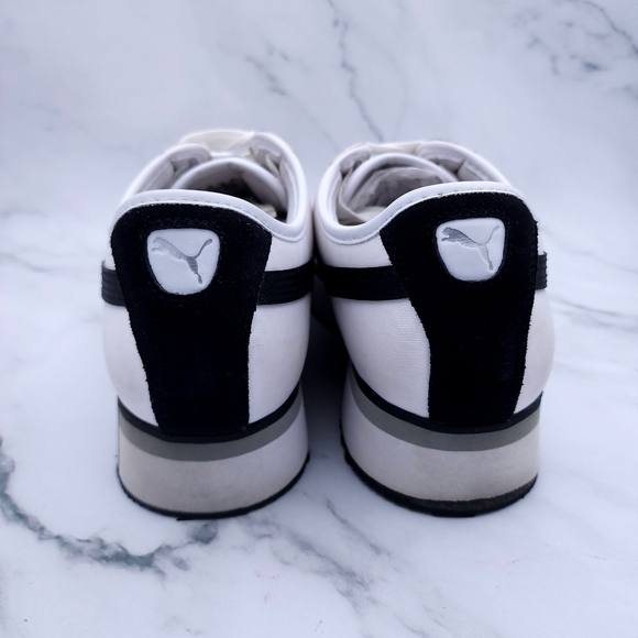 Puma - Roma Amor Women's Sneakers - White & Black - US 10 - Picture 4 of 13